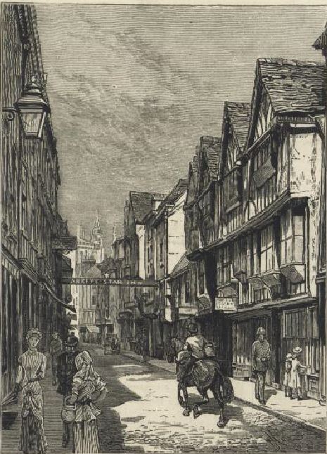 Stonegate, York 1in the 1880s.
